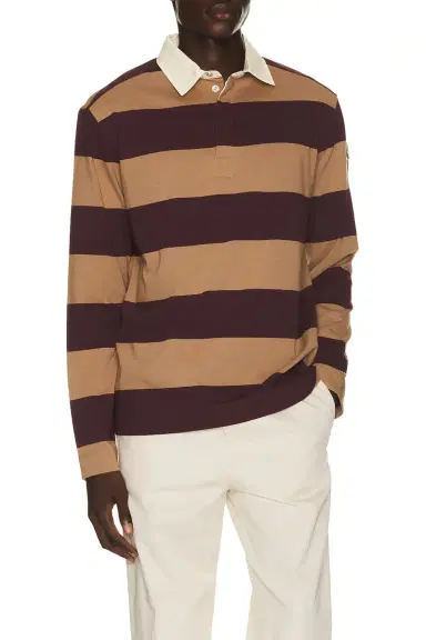 Moncler Long Sleeve Polo | Thumbnail 1