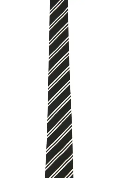 Saint Laurent Double Striped Tie(7X145) | Thumbnail 2