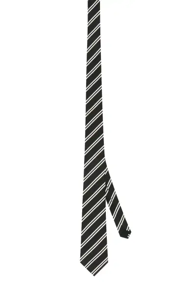 Saint Laurent Double Striped Tie(7X145) | Thumbnail 1