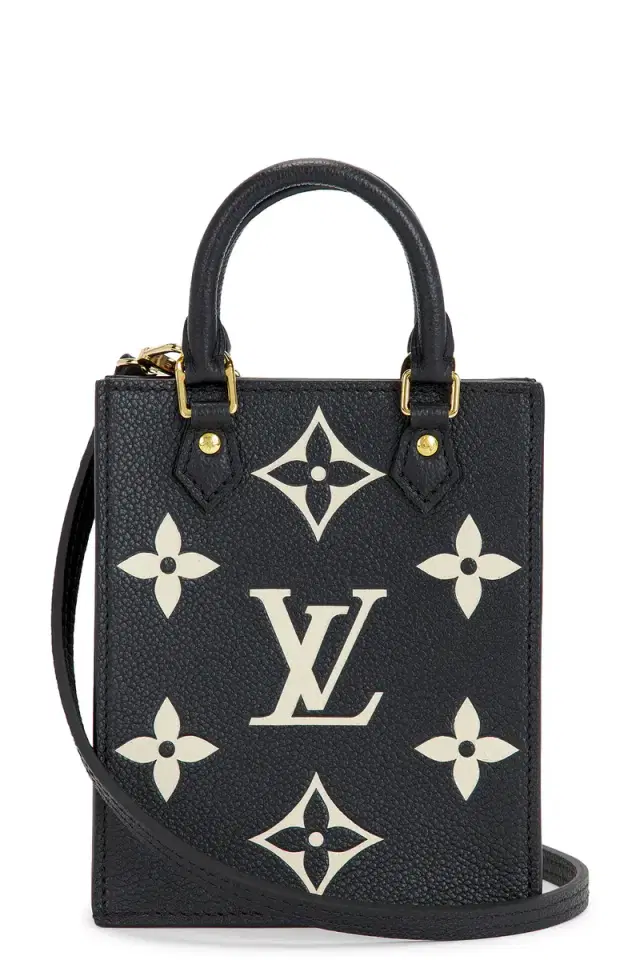 FWRD Renew Louis Vuitton Empreinte Monogram Giant Petit Sac Plat Tote Bag