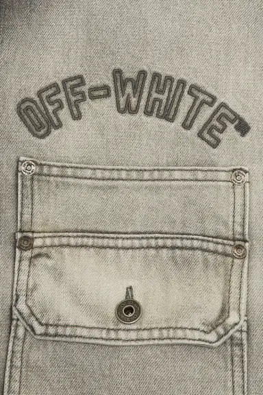 Off-White Denim Military Overshirt | Thumbnail 6 Off-White Denim Military Overshirt | Thumbnail 6