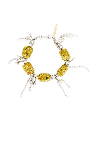 Dries Van Noten Handmade Strass Fringed Bracelet | Thumbnail 3 Dries Van Noten Handmade Strass Fringed Bracelet | Thumbnail 3