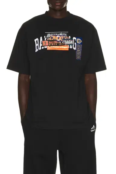 Balenciaga Medium Fit Tee Shirt | Thumbnail 1