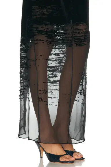 Grace Ling Glitch Tailored Maxi Skirt | Thumbnail 6 Grace Ling Glitch Tailored Maxi Skirt | Thumbnail 6