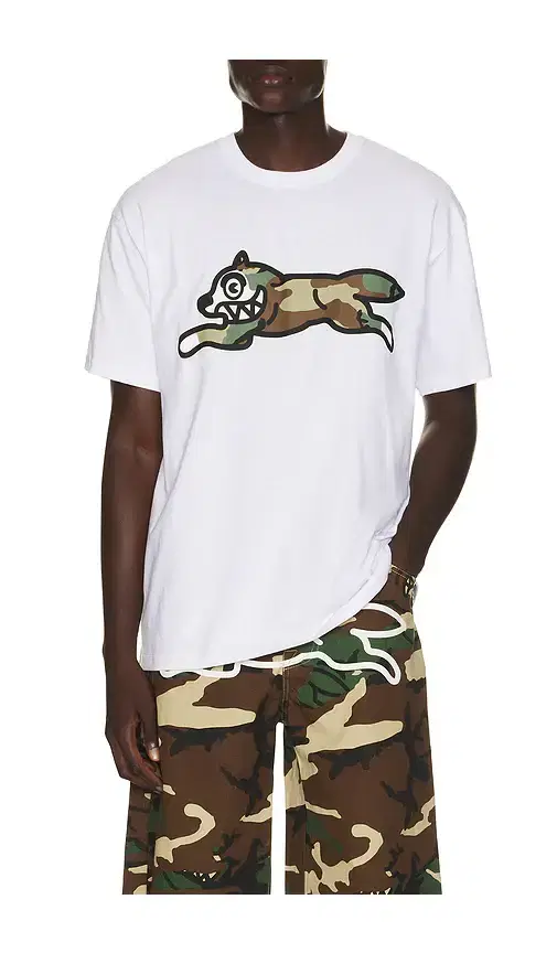 ICECREAM Camo Dog Short Sleeve Tee