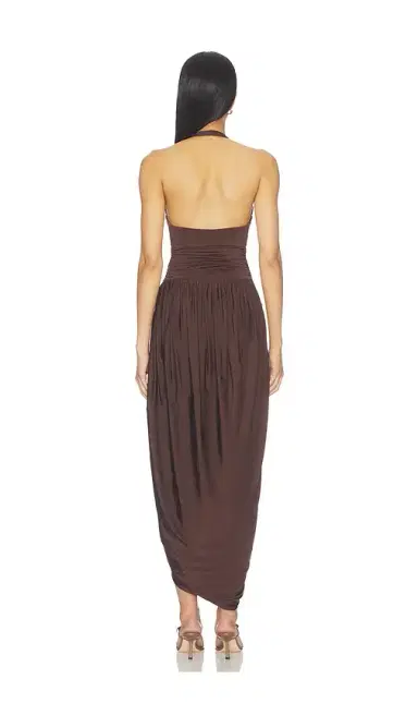Amanda Uprichard Rosado Midi Dress | Thumbnail 3 Amanda Uprichard Rosado Midi Dress | Thumbnail 3