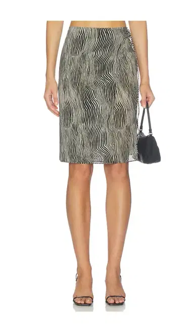 St. Agni Savannah Silk Wrap Skirt | Thumbnail 1 St. Agni Savannah Silk Wrap Skirt | Thumbnail 1
