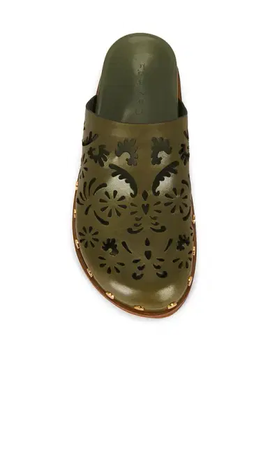 FARM Rio Lace Leather Anatomic Mule | Thumbnail 4