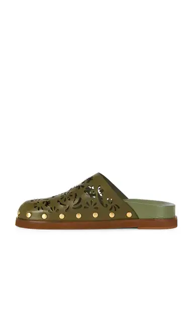 FARM Rio Lace Leather Anatomic Mule | Thumbnail 5