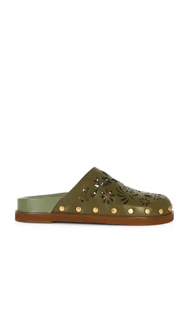 FARM Rio Lace Leather Anatomic Mule | Thumbnail 1