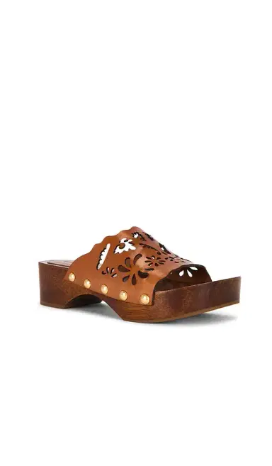 FARM Rio Lace Leather Clog | Thumbnail 2