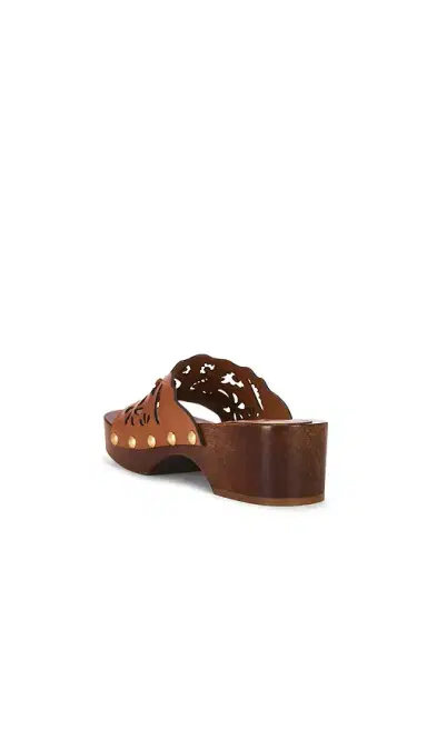 FARM Rio Lace Leather Clog | Thumbnail 3