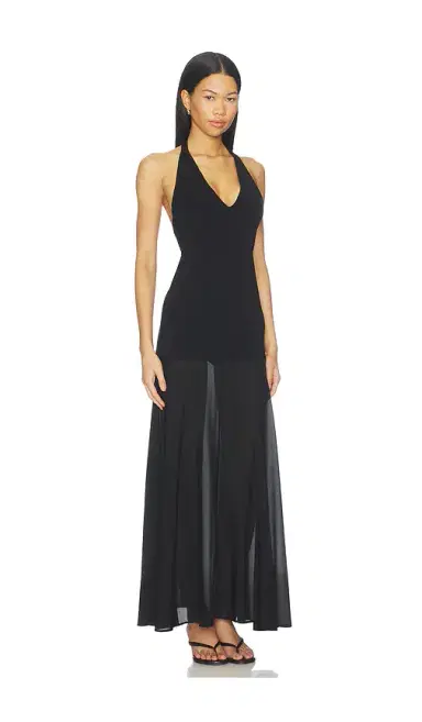 St. Agni Circle Hem Halter Dress | Thumbnail 2 St. Agni Circle Hem Halter Dress | Thumbnail 2