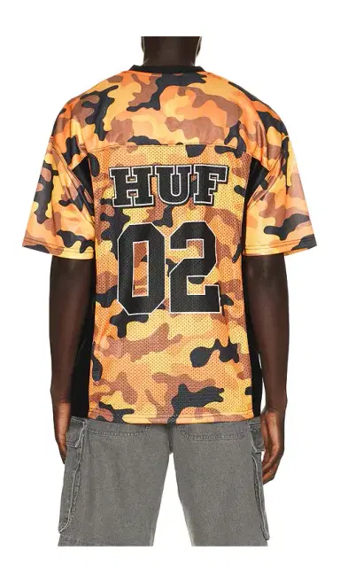 HUF Camo Football Jersey Tee | Thumbnail 2