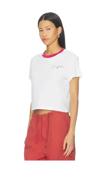 Favorite Daughter The Cropped Signature Chest Tee | Thumbnail 2 Favorite Daughter The Cropped Signature Chest Tee | Thumbnail 2