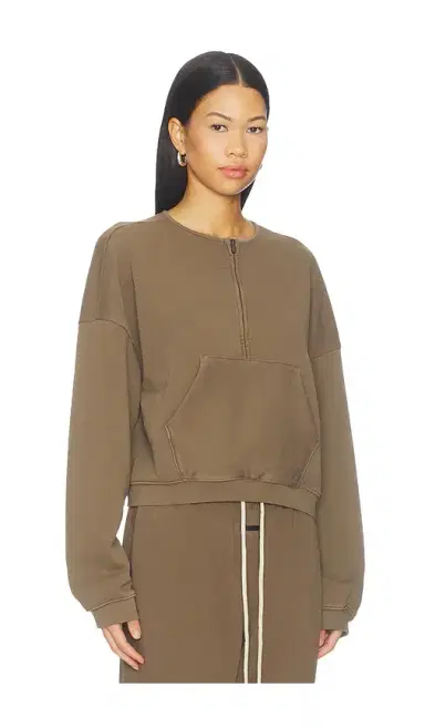Fear of God ESSENTIALS Relaxed Half Zip Sweater | Thumbnail 2