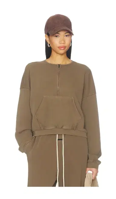 Fear of God ESSENTIALS Relaxed Half Zip Sweater | Thumbnail 1
