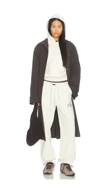 Fear of God Essentials 90's Fleece Hoodie | Thumbnail 4