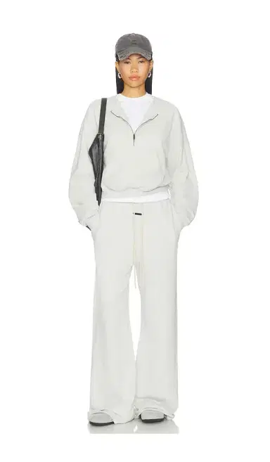 Fear of God ESSENTIALS Relaxed Half Zip Sweater | Thumbnail 4