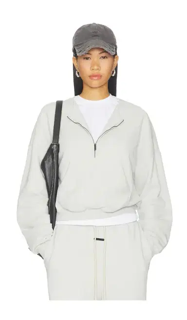 Fear of God ESSENTIALS Relaxed Half Zip Sweater | Thumbnail 1
