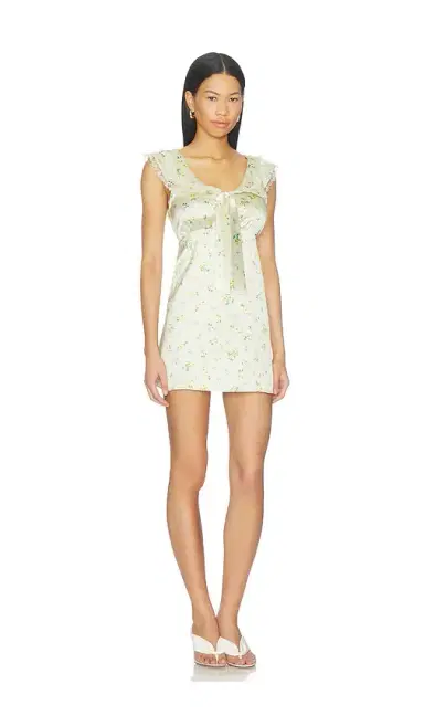 For Love & Lemons Liam Floral Mini Dress | Thumbnail 2