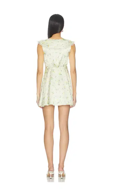 For Love & Lemons Liam Floral Mini Dress | Thumbnail 3