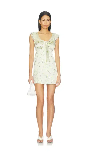 For Love & Lemons Liam Floral Mini Dress | Thumbnail 1