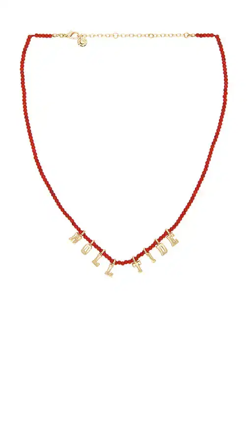 BaubleBar University Of Alabama Beaded Slogan Necklace