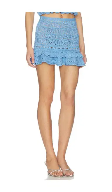 Retrofête Florrie Crochet Skirt | Thumbnail 2