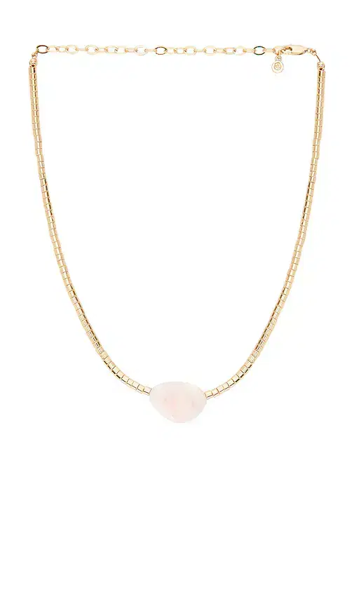 Ettika Beaded Rose Nugget Necklace