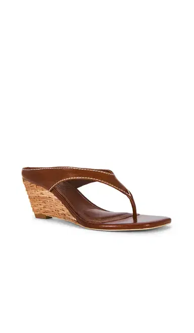 Simkhai Hazel Leather Thong Wedge | Thumbnail 2