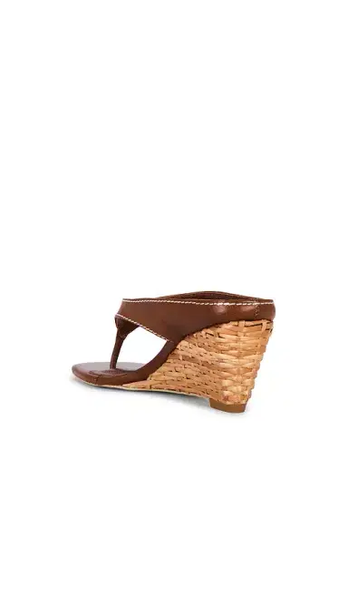 Simkhai Hazel Leather Thong Wedge | Thumbnail 3
