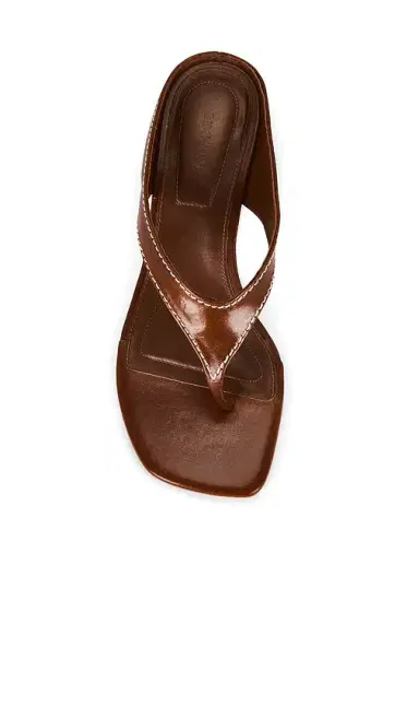 Simkhai Hazel Leather Thong Wedge | Thumbnail 4