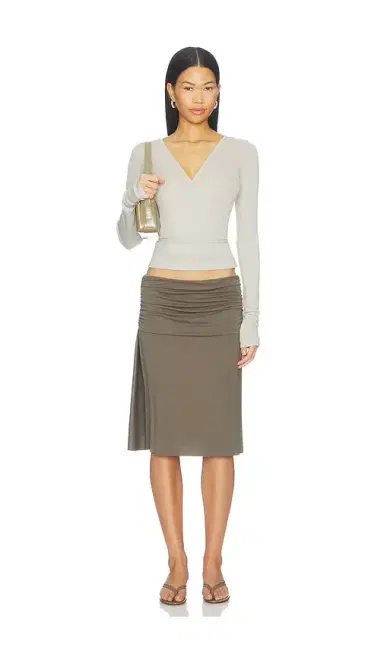St. Agni Baby Wool Wrap Top | Thumbnail 4