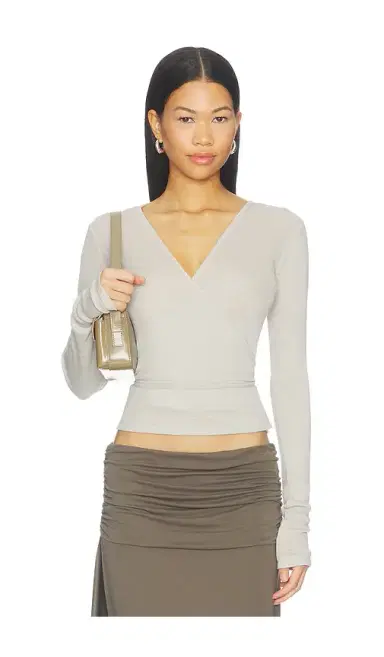 St. Agni Baby Wool Wrap Top | Thumbnail 1
