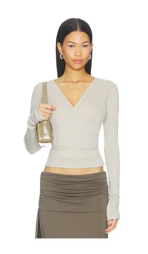 St. Agni Baby Wool Wrap Top