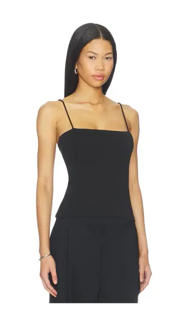 St. Agni Organic Cotton Square Neck Cami Top | Thumbnail 2