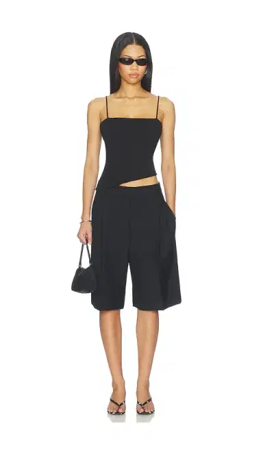 St. Agni Organic Cotton Square Neck Cami Top | Thumbnail 4