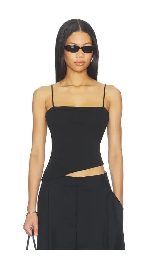 St. Agni Organic Cotton Square Neck Cami Top