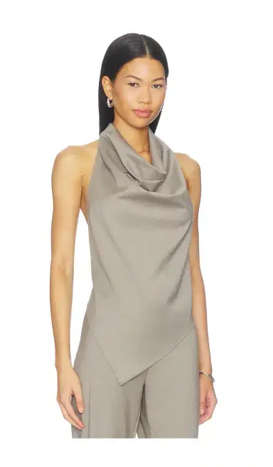 St. Agni Wool Cowl Backless Top | Thumbnail 2