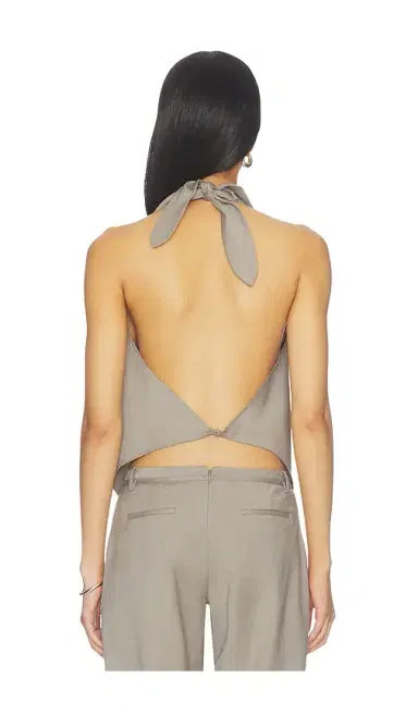 St. Agni Wool Cowl Backless Top | Thumbnail 3