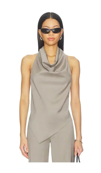 St. Agni Wool Cowl Backless Top | Thumbnail 1