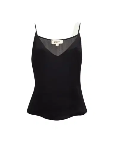 L'Agence Gabriella Silk V-Neck Tank | Thumbnail 1