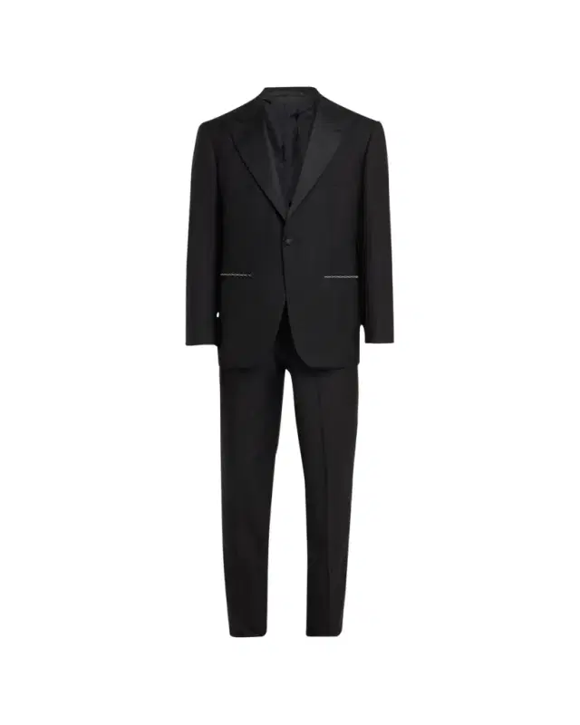 Cesare Attolini Men's 150s Wool Grosgrain Tuxedo