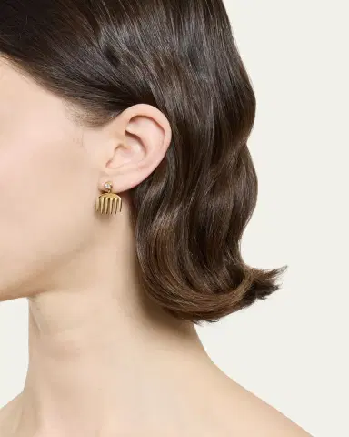 Almasika Sagesse Vici Diamond Charm Earrings | Thumbnail 2