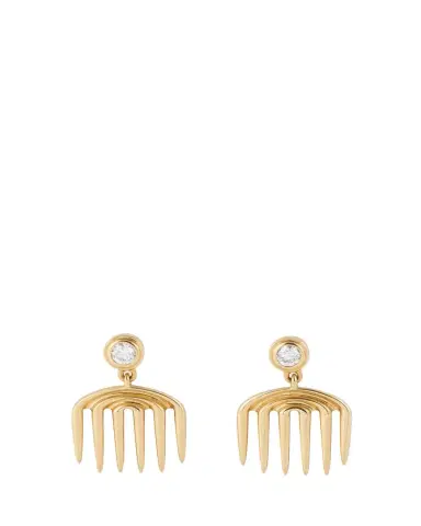 Almasika Sagesse Vici Diamond Charm Earrings | Thumbnail 1
