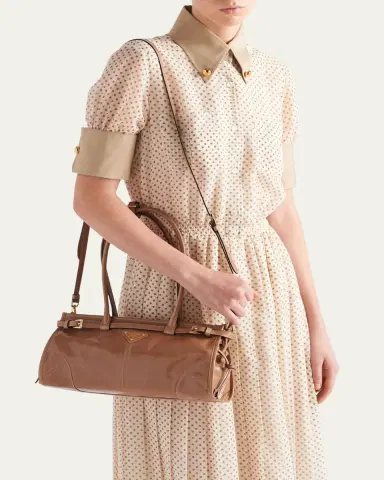 Prada Bonnie Medium Leather Shoulder Bag | Thumbnail 15 Prada Bonnie Medium Leather Shoulder Bag | Thumbnail 15