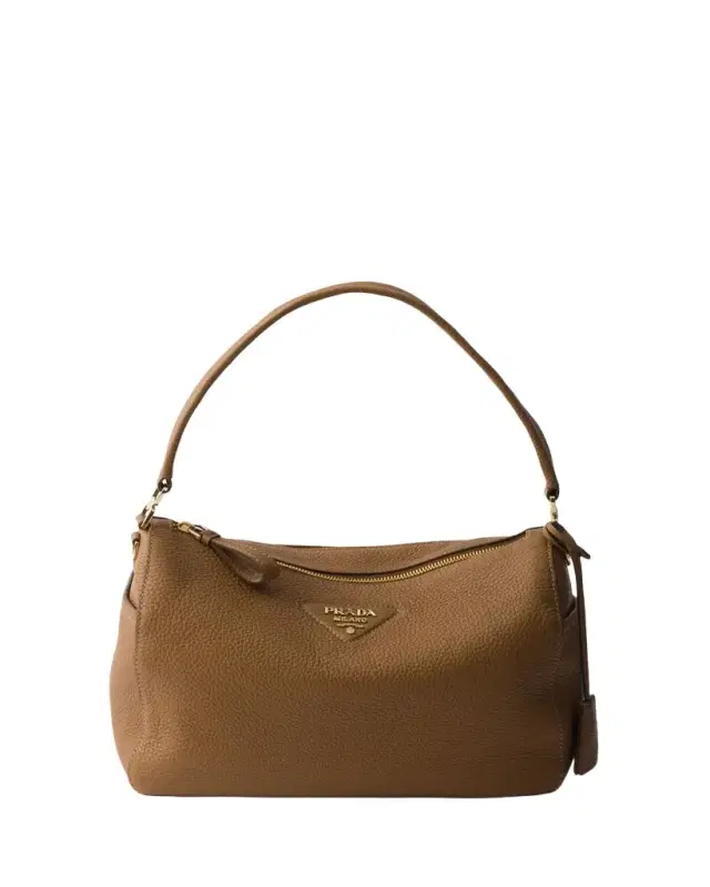 Prada Daino Grain Leather Shoulder Bag