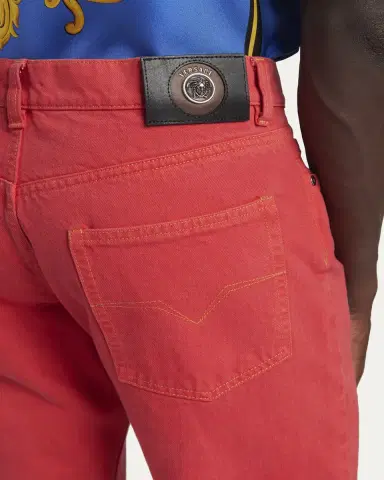 Versace Five-Pocket Straight Jeans | Thumbnail 5