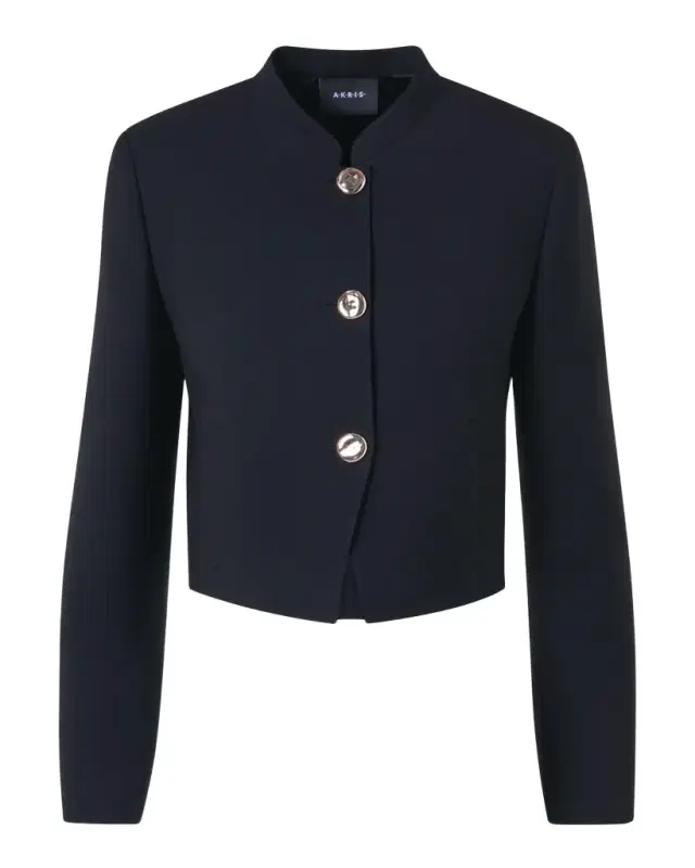 Akris Kadet Short Wool Jacket